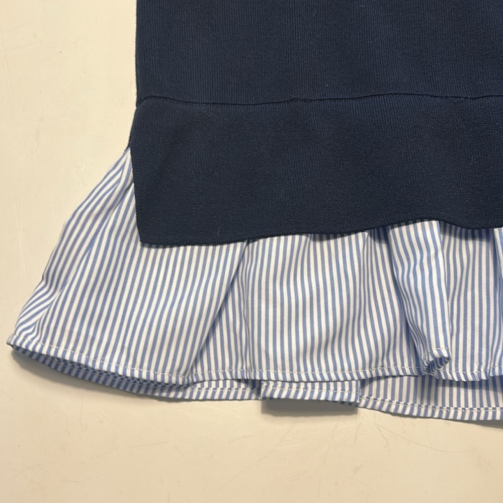 Nanette Lepore Puff Sleeve “Twofer” Lightweight Sweater - Picture 7 of 14